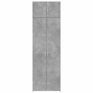 Úložná skříňka betonově šedá 70x42,5x225 cm kompozitní dřevo - obrázek 4