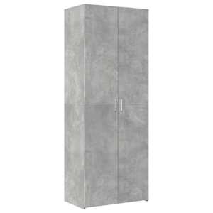 Úložná skříňka betonově šedá 70x42,5x225 cm kompozitní dřevo - obrázek 6