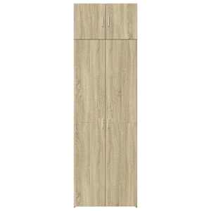 Úzká úložná dub sonoma 70x42,5x225 cm kompozitní dřevo - obrázek 6
