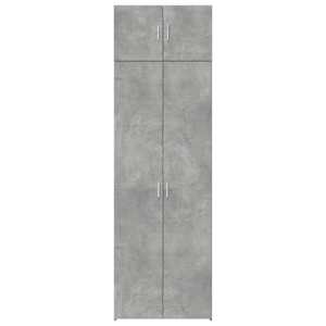 Úložná skříňka betonově šedá 70x42,5x225 cm kompozitní dřevo - obrázek 4
