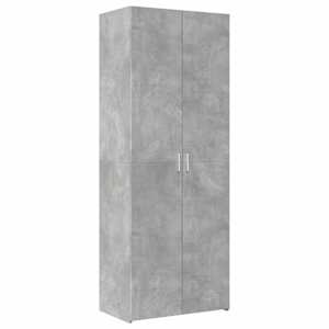 Úložná skříňka betonově šedá 70x42,5x225 cm kompozitní dřevo - obrázek 6