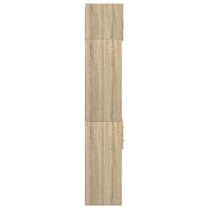 Úzká úložná dub sonoma 70x42,5x225 cm kompozitní dřevo - obrázek 7
