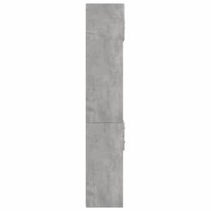 Úložná skříňka betonově šedá 70x42,5x225 cm kompozitní dřevo - obrázek 7