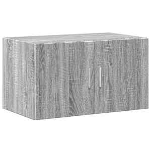 Úzká úložná šedá sonoma 70x42,5x225 cm kompozitní dřevo - obrázek 4
