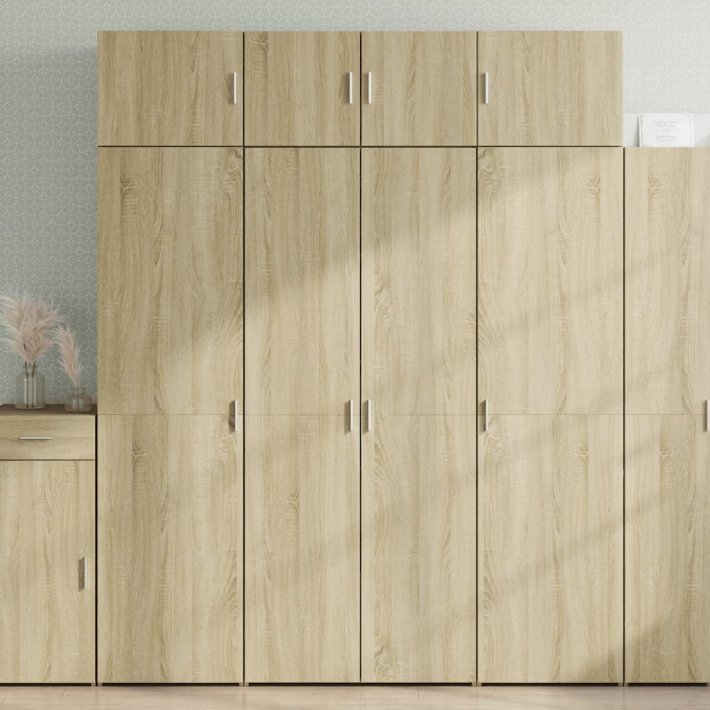 Hochschrank Sonoma-Eiche 80×42,5×225 cm Holzwerkstoff