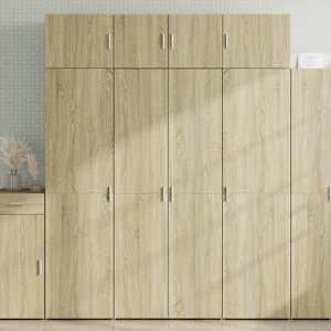 Omara za shranjevanje sonoma hrast 80x42,5x225 cm inž. les