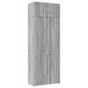 vidaXL hoiukapp, hall Sonoma tamm, 80 x 42,5 x 225 cm, tehispuit