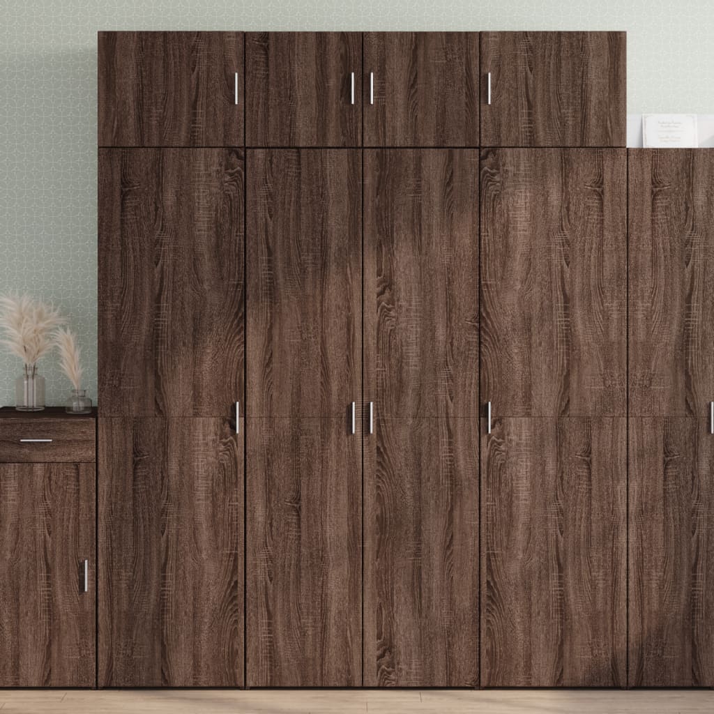 Hochschrank Eichen-Optik 80×42,5×225 cm Holzwerkstoff