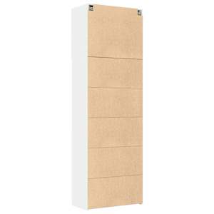 Skříň highboard bílá 80 x 42,5 x 249 cm kompozitní dřevo - obrázek 8