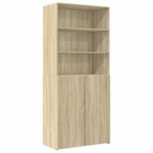 Skříň highboard dub sonoma 80 x 42,5 x 249 cm kompozitní dřevo - obrázek 4
