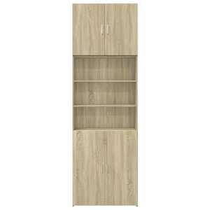 Skříň highboard dub sonoma 80 x 42,5 x 249 cm kompozitní dřevo - obrázek 5