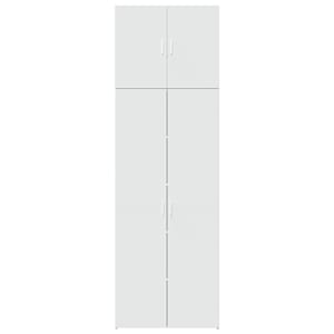 Skříň highboard bílá 80 x 42,5 x 249 cm kompozitní dřevo - obrázek 5