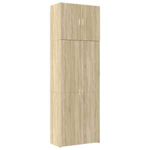Skříň highboard dub sonoma 80 x 42,5 x 249 cm kompozitní dřevo - obrázek 2
