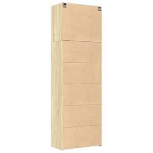 Skříň highboard dub sonoma 80 x 42,5 x 249 cm kompozitní dřevo - obrázek 8