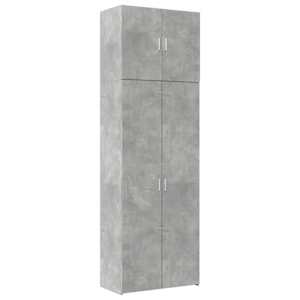 Skříň highboard betonově šedá 80x42,5x249 cm kompozitní dřevo - obrázek 2
