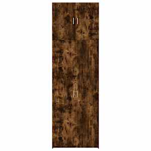 Skříň highboard kouřový dub 80 x 42,5 x 249 cm kompozitní dřevo - obrázek 5