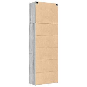 Skříň highboard šedá sonoma 80 x 42,5 x 249 cm kompozitní dřevo - obrázek 8