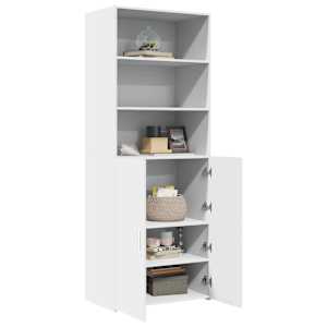 vidaXL Highboard White 70x42.5x185 cm Engineered Wood