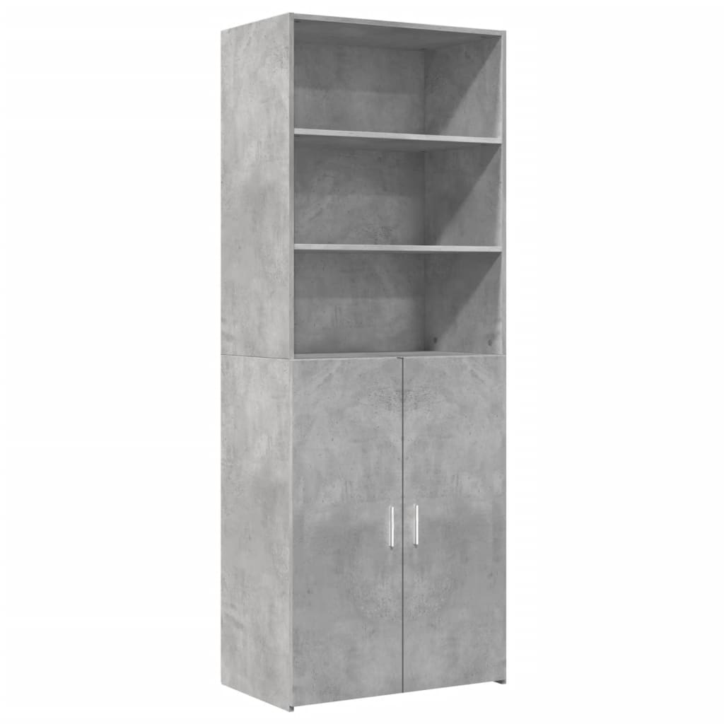 vidaXL Skříň highboard betonově šedá 70x42,5x185 cm kompozitní dřevo