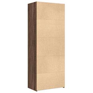 Skříň highboard hnědý dub 70 x 42,5 x 185 cm kompozitní dřevo - obrázek 4