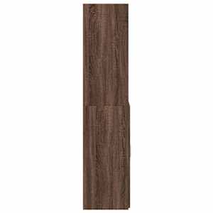 Skříň highboard hnědý dub 80 x 42,5 x 185 cm kompozitní dřevo - obrázek 5
