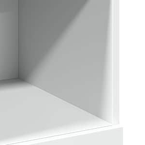 Skříň highboard bílá 80 x 42,5 x 124 cm kompozitní dřevo - obrázek 8