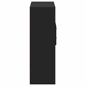 Skříň highboard černá 80 x 42,5 x 124 cm kompozitní dřevo - obrázek 5