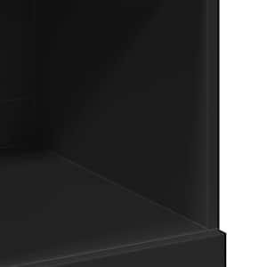 Skříň highboard černá 80 x 42,5 x 124 cm kompozitní dřevo - obrázek 8