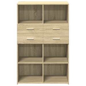 Skříň highboard dub sonoma 80 x 42,5 x 124 cm kompozitní dřevo - obrázek 4