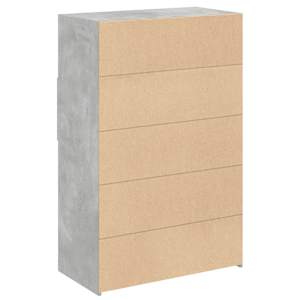 Skříň highboard betonově šedá 80x42,5x124 cm kompozitní dřevo - obrázek 6