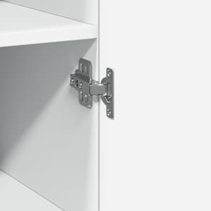 Skříň highboard bílá 30 x 42,5 x 185 cm kompozitní dřevo - obrázek 6