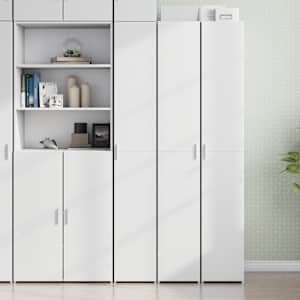 Skříň highboard bílá 30 x 42,5 x 185 cm kompozitní dřevo - obrázek 1