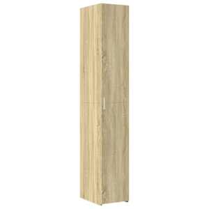 Skříň highboard dub sonoma 30 x 42,5 x 185 cm kompozitní dřevo - obrázek 2