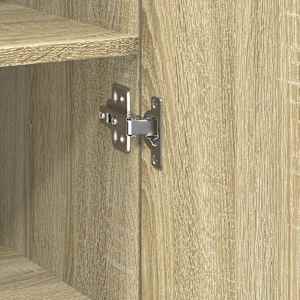Skříň highboard dub sonoma 30 x 42,5 x 185 cm kompozitní dřevo - obrázek 6