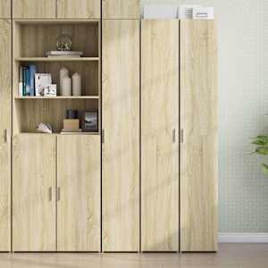 Skříň highboard dub sonoma 30 x 42,5 x 185 cm kompozitní dřevo - obrázek 1