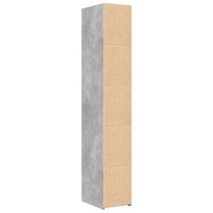 Skříň highboard betonově šedá 30x42,5x185 cm kompozitní dřevo - obrázek 4