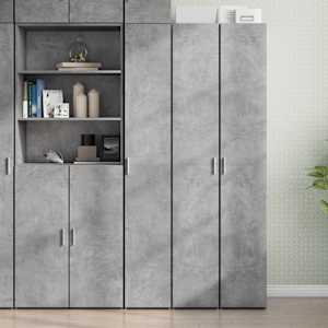 Skříň highboard betonově šedá 30x42,5x185 cm kompozitní dřevo - obrázek 1