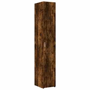 Skříň highboard kouřový dub 30 x 42,5 x 185 cm kompozitní dřevo - obrázek 2