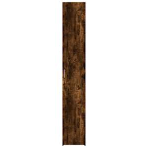 Skříň highboard kouřový dub 30 x 42,5 x 185 cm kompozitní dřevo - obrázek 4