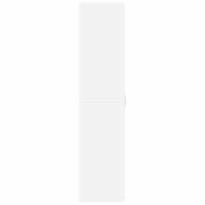 Skříň highboard bílá 40 x 42,5 x 185 cm kompozitní dřevo - obrázek 5