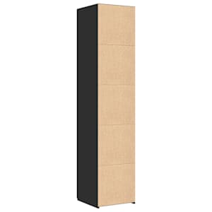 Skříň highboard černá 40 x 42,5 x 185 cm kompozitní dřevo - obrázek 6
