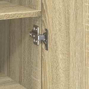 Skříň highboard dub sonoma 40 x 42,5 x 185 cm kompozitní dřevo - obrázek 8