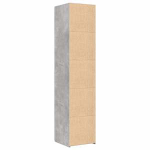 Skříň highboard betonově šedá 40x42,5x185 cm kompozitní dřevo - obrázek 4