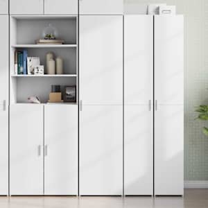 Skříň highboard bílá 45 x 42,5 x 185 cm kompozitní dřevo - obrázek 1