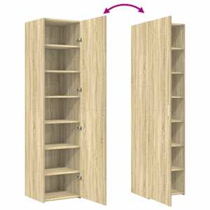 Skříň highboard dub sonoma 45 x 42,5 x 185 cm kompozitní dřevo - obrázek 7