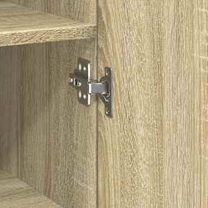 Skříň highboard dub sonoma 45 x 42,5 x 185 cm kompozitní dřevo - obrázek 8