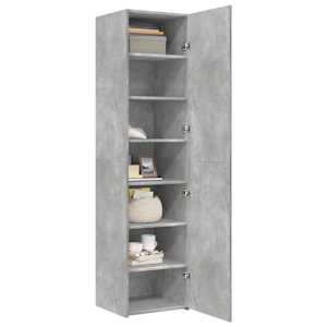 Skříň highboard betonově šedá 45x42,5x185 cm kompozitní dřevo - obrázek 3