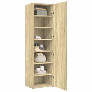 Skříň highboard dub sonoma 50 x 42,5 x 185 cm kompozitní dřevo - obrázek 3