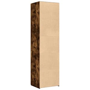 Skříň highboard kouřový dub 50 x 42,5 x 185 cm kompozitní dřevo - obrázek 4