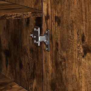 Skříň highboard kouřový dub 50 x 42,5 x 185 cm kompozitní dřevo - obrázek 6